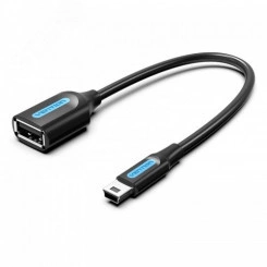 Адаптер переходник OTG USB 2.0 AF на mini B 5 pin, 0.15 м.