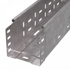 Лоток перфорированный Стандарт INOX (AISI 409) 100х100х3000 (0,7 мм) (6 м/уп)