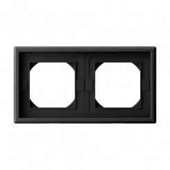 ARTGALLERY рамка 2-постовая IP44,  карбон