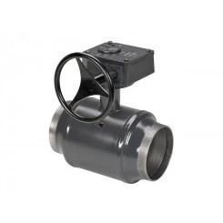 Кран шаровой WW DN500 PN25 WG (приварной, с редуктором, стандартный проход) Кран шаровой WW DN500 PN25 WG (приварной, с редуктором, стандартный проход)