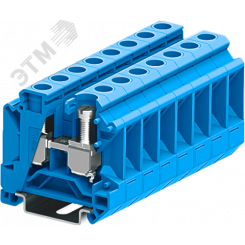 Клемма SUK 1-1 винтовая, сечение 16 мм. кв., синяя