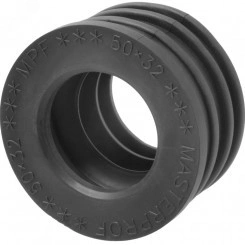 Манжета для канализации черная ТЭП 50х32 Манжета для канализации черная ТЭП 50х32