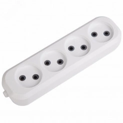 Колодка 4 гнезда без заземления