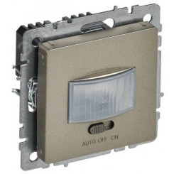 BRITE Датчик движения ДС10-1-БрШ шампань IEK BRITE Датчик движения ДС10-1-БрШ шампань IEK