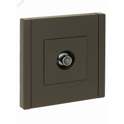 FORTE&PIANO Розетка TV оконечная FP328 серый IEK