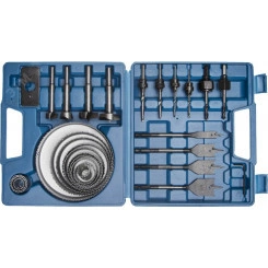 Набор коронок по дереву и сверл 28 предметов Набор коронок по дереву и сверл 28 предметов