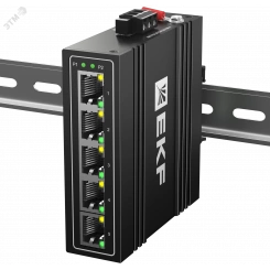 Коммутатор промышленный неуправляемый U-5T, 5 портов 10/100Base-T(X) RJ45, монтаж на динрейку TSX EKF