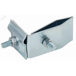 Держатель проводника круглого 6-10мм для фальца угловой h=70мм оцинкованная сталь HDZ IEK Держатель проводника круглого 6-10мм для фальца угловой h=70мм оцинкованная сталь HDZ IEK