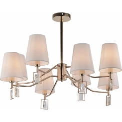 Люстра Cristal 2095-308 8 х Е14 40 Вт классика Rivoli (Б0062117) Люстра Cristal 2095-308 8 х Е14 40 Вт классика Rivoli (Б0062117)