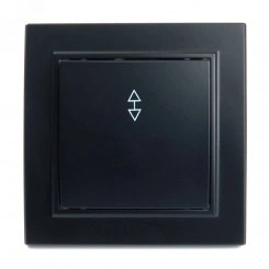 Переключатель одноклавишный, 250В, 10А, серия Эрна, черный, Stekker Переключатель одноклавишный, 250В, 10А, серия Эрна, черный, Stekker