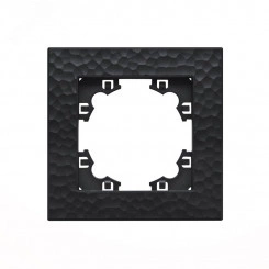 Рамка фактурная 1 пост UNIVersal Афина графит (еврослот) Рамка фактурная 1 пост UNIVersal Афина графит (еврослот)