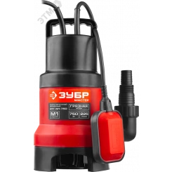 Насос дренажный для грязной воды НПГ-М1-750 ЗУБР, 750 Вт Насос дренажный для грязной воды НПГ-М1-750 ЗУБР, 750 Вт
