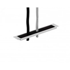 Ввод щеточный кабельный для настенных шкафов серии WP и напольных шкафов серии SL. MR. цвет серый (RAL 7035) Ввод щеточный кабельный для настенных шкафов серии WP и напольных шкафов серии SL. MR. цвет серый (RAL 7035)