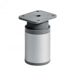 Ножка алюм.круглая, регулир.сверху, D40х60 мм, мат.хром - накл. Tech-Krep Ножка алюм.круглая, регулир.сверху, D40х60 мм, мат.хром - накл. Tech-Krep