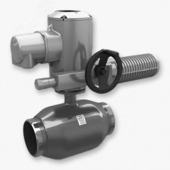 Кран шаровой стальной цельносварной приварной полнопроходной DN40 PN40 под электропривод Кран шаровой стальной цельносварной приварной полнопроходной DN40 PN40 под электропривод