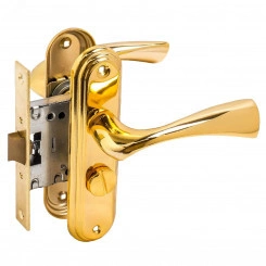 Защелка БУЛАТ ЗЩ1-Д03.05 (Л) НОМОС золото ЛЕВАЯ ВНУТР/ПРАВАЯ НАРУЖНЯЯ с фиксацией Защелка БУЛАТ ЗЩ1-Д03.05 (Л) НОМОС золото ЛЕВАЯ ВНУТР/ПРАВАЯ НАРУЖНЯЯ с фиксацией