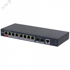 Коммутатор неуправляемый L2 4 портаRJ45/SFP 10 100 1000 Мб/с PoE 120Вт Коммутатор неуправляемый L2 4 портаRJ45/SFP 10 100 1000 Мб/с PoE 120Вт