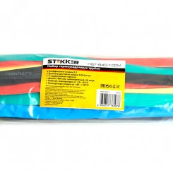 Термоусадочная трубка 8,0/4,0, длина 100 см., усадка 2:1, мультиколор, HST-840-100M Термоусадочная трубка 8,0/4,0, длина 100 см., усадка 2:1, мультиколор, HST-840-100M