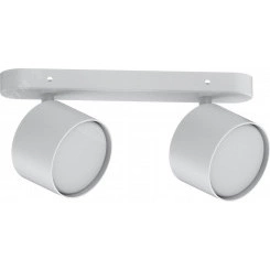 Светильник ДБО 2хGX53 без ламп наклонный белый