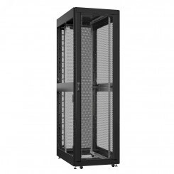 Шкаф серверный 42U 800х1200 передняя дверь: двустворчатая глухой металл IP51. задняя дверь: двустворчатая перфорированная IP20. боковые панели: без. цвет: черный RAL9005 Шкаф серверный 42U 800х1200 передняя дверь: двустворчатая глухой металл IP51. задняя дверь: двустворчатая перфорированная IP20. боковые панели: без. цвет: черный RAL9005