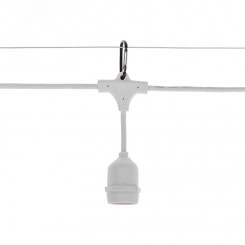 Белт-Лайт 20м, белый каучук, шаг 50см, 40 подвесных патронов, IP44