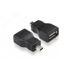 Адаптер переходник Mini USB AM на USB 2.0 AF