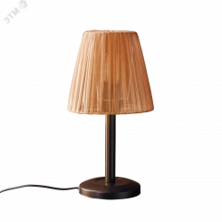 Светильник настольный ННБ 11-60-095 венге с абажуром МТ Вуаль Светильник настольный ННБ 11-60-095 венге с абажуром МТ Вуаль