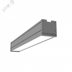 Светильник светодиодный Mercury Pro накладной 18 Вт 3000 К 514х65х65 мм IP54 RAL7045 серый муар с рассеивателем опал DALI