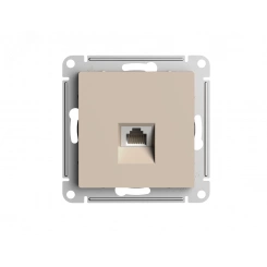 ATLASDESIGN РОЗЕТКА компьютерная RJ45, кат. 6A, механизм, ПЕСОЧНЫЙ ATLASDESIGN РОЗЕТКА компьютерная RJ45, кат. 6A, механизм, ПЕСОЧНЫЙ