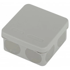 Коробка распаячнаяKOR-80-80-40-9g-2MP двухкомпонентная безгалогенная атмосферостойкая 80х80х40мм прямой монтаж Коробка распаячнаяKOR-80-80-40-9g-2MP двухкомпонентная безгалогенная атмосферостойкая 80х80х40мм прямой монтаж