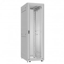 Шкаф серверный 52U 800х1200 передняя дверь: двустворчатая глухой металл IP51. задняя дверь: одностворчатая глухой металл IP51. боковые панели: глухой металл. цвет: серый RAL7035 