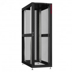 Шкаф серверный 45U 800х1200 передняя дверь: одностворчатая перфорированная IP20. задняя дверь: одностворчатая перфорированная IP20. боковые панели: без. цвет: черный RAL9005 