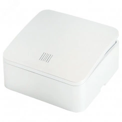 Выключатель 1-клавишный с индикатором 250В 10А серия София белый STEKKER