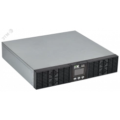 Источник бесперебойного питания Online Rackmount 1000 ВА/1000 Вт, однофазный с LCD дисплеем 24VDC с АКБ 2U 2х9AH Источник бесперебойного питания Online Rackmount 1000 ВА/1000 Вт, однофазный с LCD дисплеем 24VDC с АКБ 2U 2х9AH