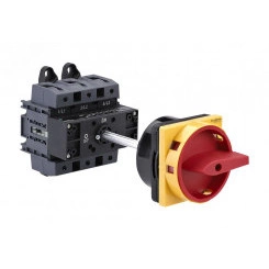 ВЫКЛЮЧАТЕЛЬ-РАЗЪЕДИНИТЕЛЬ 3P 125A С КРАСНОЙ ВЫНОСНОЙ РУКОЯТКОЙ НА ДИН-РЕЙК/ПЛАТЕ