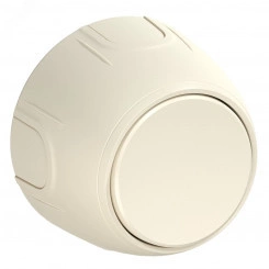 Выключатель одинарный  Rotondo, цвет бежевый