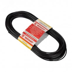 Трос стальной в ПВХ оплетке d=2.5 мм. черный (20 м) Трос стальной в ПВХ оплетке d=2.5 мм. черный (20 м)