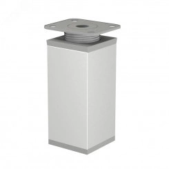 Ножка алюм.квадрат, регулир.сверху, 40х40х100 мм, мат.хром. - накл. Tech-Krep Ножка алюм.квадрат, регулир.сверху, 40х40х100 мм, мат.хром. - накл. Tech-Krep