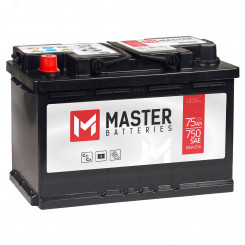 Аккумулятор автомобильный MASTER BATTERIES 75Ah L+