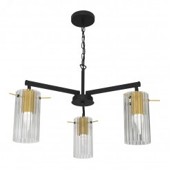 Светильник Эсми 231 черн.зол. (Плафон 0015) НСБ 01-3х60-172 Е27  подвесной