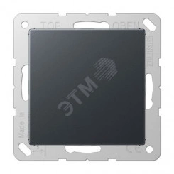 Крышка для произвольных отверстий (с несущей платой) Серия A500 Материал- термопласт Цвет- матовый антрацит Крышка для произвольных отверстий (с несущей платой) Серия A500 Материал- термопласт Цвет- матовый антрацит