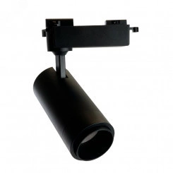 Светильник светодиодный трековый на шинопровод ДПО-20w 4000К 1400Лм черный с регулируемым углом освещения 15-60 гр. Светильник светодиодный трековый на шинопровод ДПО-20w 4000К 1400Лм черный с регулируемым углом освещения 15-60 гр.