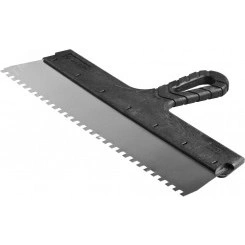 Шпатель ''Мастер'' ФАСАДНЫЙ, нержавеющее полотно, 350мм, зуб 6х6мм Шпатель ''Мастер'' ФАСАДНЫЙ, нержавеющее полотно, 350мм, зуб 6х6мм