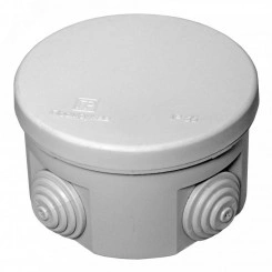 Коробка распределительная для открытой проводки безгалогенная (HF) атмосферостойкая 80х50 (102шт/кор) Коробка распределительная для открытой проводки безгалогенная (HF) атмосферостойкая 80х50 (102шт/кор)