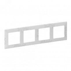 Valena LIFE Рамка 4 поста Эл грей универсальная