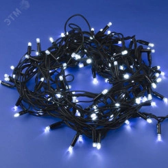 Гирлянда светодиодная с эффектом мерцания 10м ULD-S1000-120/TBK WHITE IP67 Соединяемая 120 светодиодов Белый свет Провод черный Гирлянда светодиодная с эффектом мерцания 10м ULD-S1000-120/TBK WHITE IP67 Соединяемая 120 светодиодов Белый свет Провод черный
