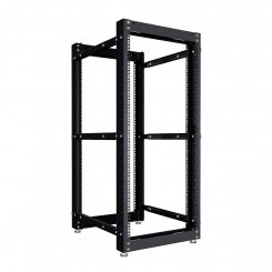 Стойка серверная OR двухрамная 24U 600-1000мм, комплект ножек, черный RAL 9005 Стойка серверная OR двухрамная 24U 600-1000мм, комплект ножек, черный RAL 9005