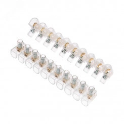 Зажим концевой винтовой изолир КЗВИ 1,5 кв мм (10х1) 10шт, REXANT Зажим концевой винтовой изолир КЗВИ 1,5 кв мм (10х1) 10шт, REXANT