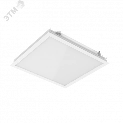 Светильник светодиодный ДВО-30Вт 4000К G070 2.0 опал EM 1h