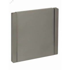 FORTE&PIANO Выключатель 1-клавишный перекрестный 10А FP512 сталь IEK FORTE&PIANO Выключатель 1-клавишный перекрестный 10А FP512 сталь IEK